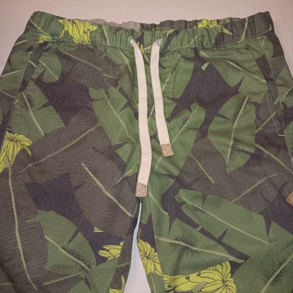 RHYTHM MEN'S FLORAL PRINT KHAKI STYLE JOGGER PANTS - Picture 2 of 10